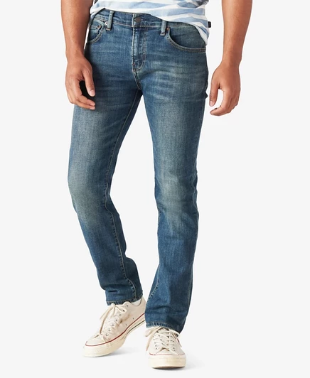 Мужские джинсы Lucky Brand 110 Slim, синие (2)