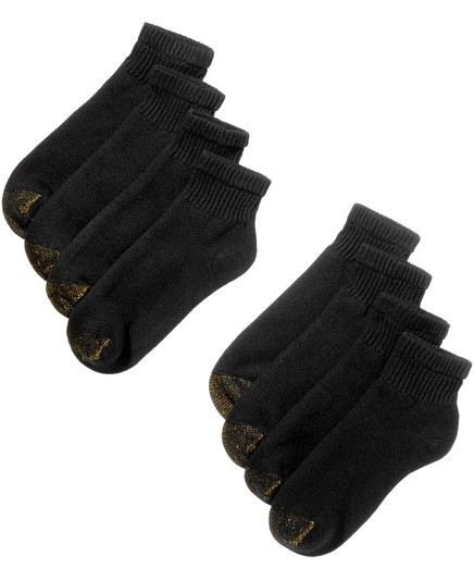 Мужские укороченные носки Gold Toe, 8 пар, черные