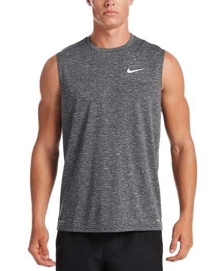 Мужская майка для плавания Nike Dri-FIT UPF 40+, черная