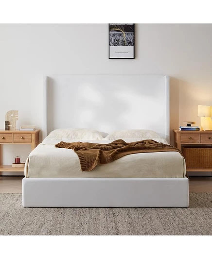 Мягкая кровать Streamdale Furniture Carmen King с откидной спинкой - Пружинный блок не требуется