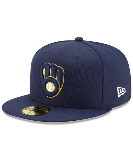 Бейсболка New Era Milwaukee Brewers 59FIFTY, синяя