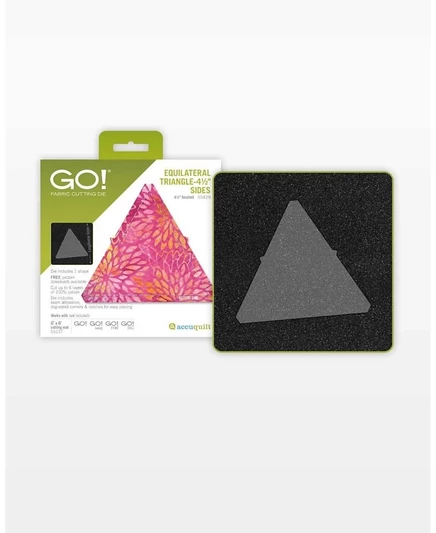 Вырубка AccuQuilt GO! Equilateral Triangle 4,25″, белая