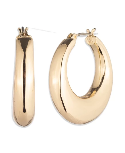 Серьги Lauren Ralph Lauren Sculptural Hoop, золотистые
