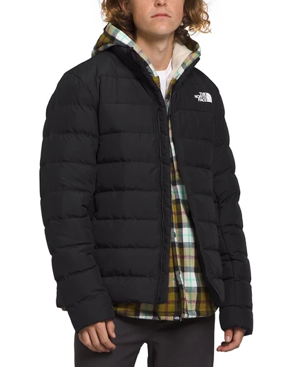 Мужская пуховая куртка The North Face Aconcagua 3 на молнии спереди, черная