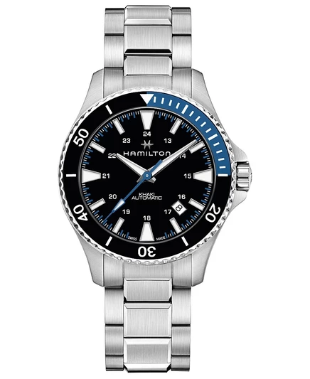 Мужские часы Hamilton Khaki Navy Scuba автомат 40 мм, белые