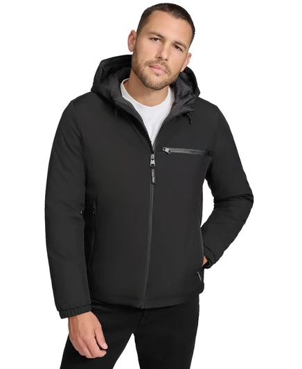  Мужская водостойкая куртка с капюшоном Infinite Stretch black