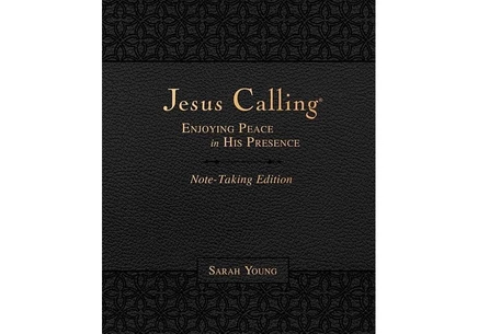 Книга Jesus Calling Note-Taking Leathersoft, черная