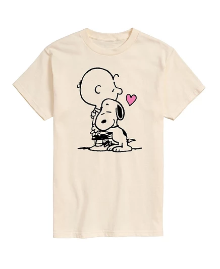 Женская футболка Hybrid Apparel Peanuts Hug, песочная