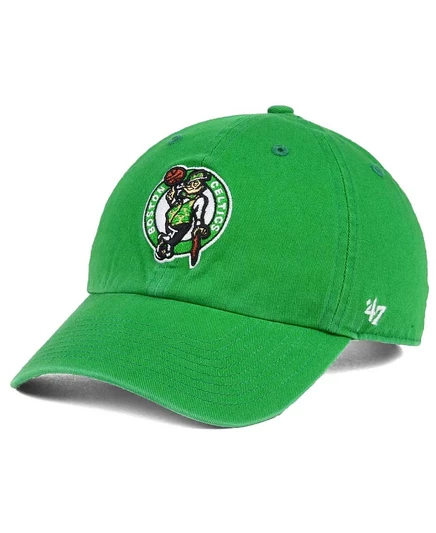 Мужская кепка 47 Brand Boston Celtics Clean Up, зеленая