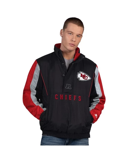Мужская куртка Starter Kansas City Chiefs, красная