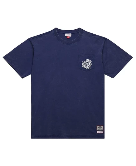 Мужская темно-синяя футболка премиум-класса Michigan Wolverines Big Tall Fade Away от Mitchell & Ness navy