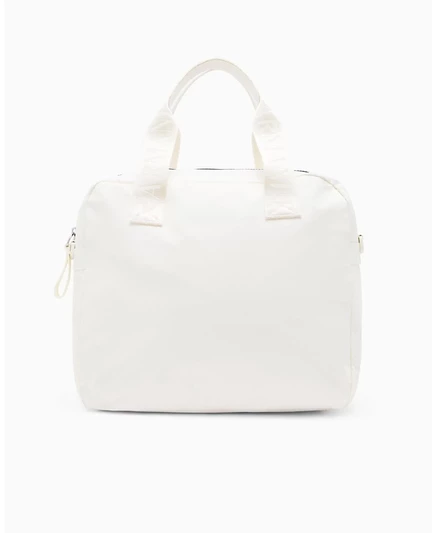 Мужская сумка-даффл AX Armani Exchange White Edition, белая