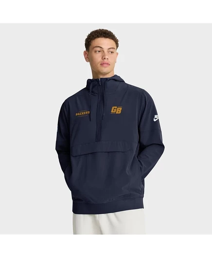 Мужская анорак nike green bay packers 1923, синяя