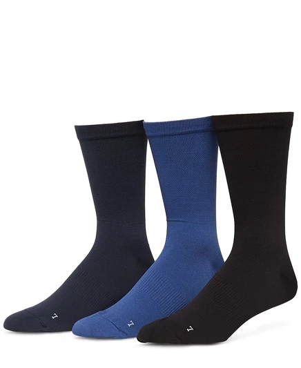 Мужские носки Perry Ellis Portfolio, 3 пары, серо-черно-синие
