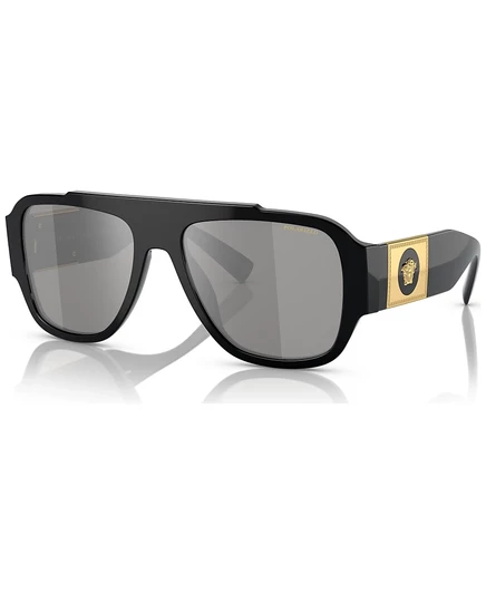 Мужские солнцезащитные очки Versace VE4436U, поляризационные, черные