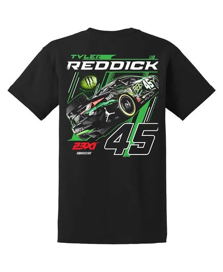 23Xi Гоночная мужская черная футболка Tyler Reddick Beast Car black