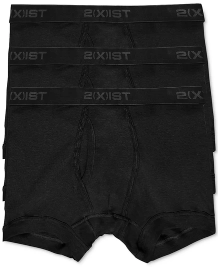 Мужские боксеры-брифы 2xist Essentials, 3 шт, черные