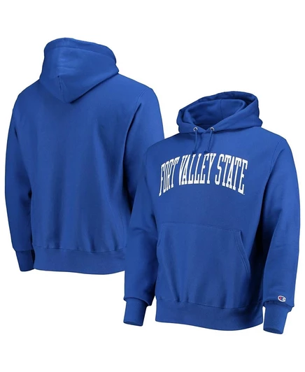 Мужская худи Champion Fort Valley State Wildcats, синяя
