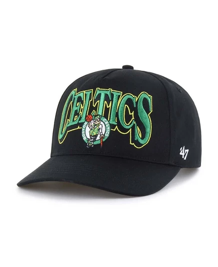 Мужская черная шляпа Boston Celtics Every Time Past Champs 47-го года выпуска, регулируемая по высоте, черная
