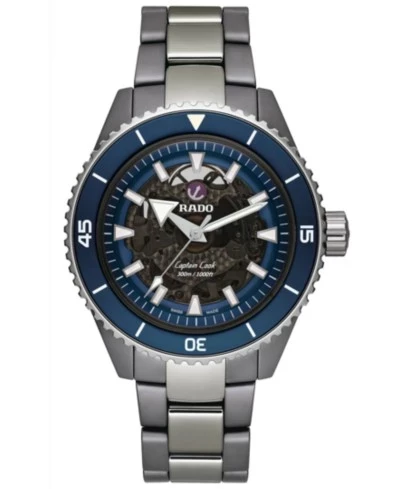 Мужские часы Rado Captain Cook, автомат, керамика, 43 мм