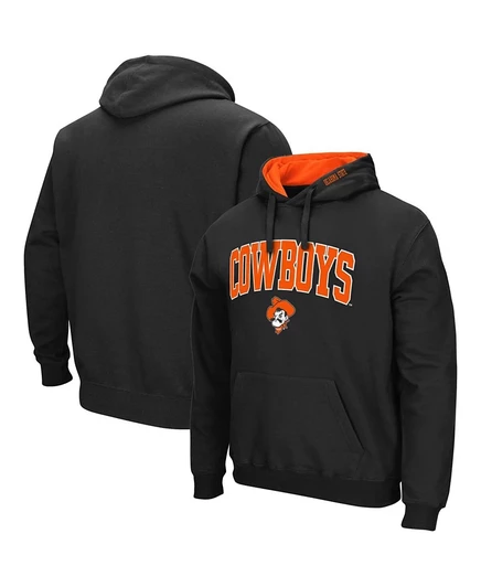 Мужское худи Colosseum Oklahoma State, черное