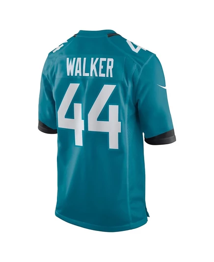 Мужская спортивная майка Nike Travon Walker Teal Jacksonville Jaguars Prowler с возвратом игрока blue