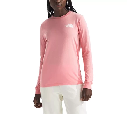  Женский хлопковый топ с длинным рукавом Proud The North Face terracotta