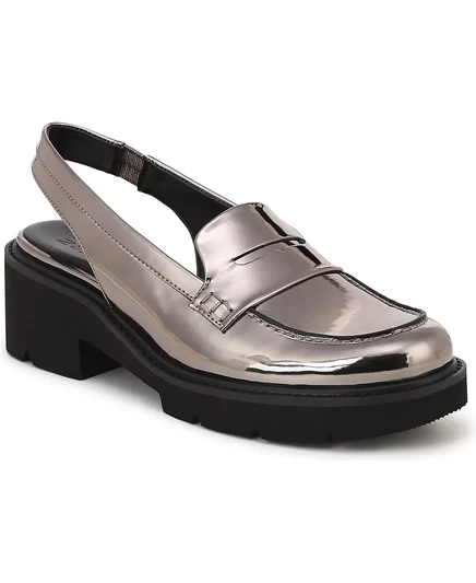  Мокасины на волнистой подошве Darry-Slingback pewter faux leather