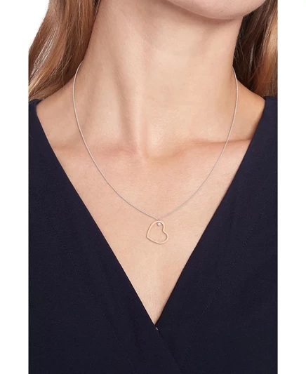 Женское ожерелье Tommy Hilfiger Open Heart, позолоченное