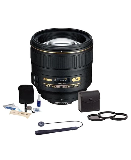 Объектив Nikon 85 мм f/1.4G AF-S, комплект 77 мм фильтров