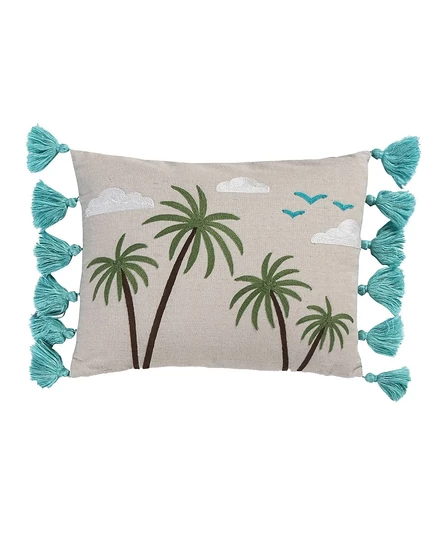 Декоративная подушка homthreads Beach Days 18″×18″, бежевая