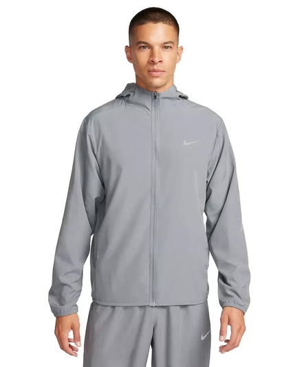 Мужская универсальная куртка с капюшоном свободного кроя Form Dri-FIT smoke grey/(reflective silv)