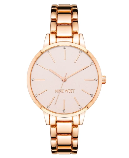 Женские часы Nine West NW-2098PKRG 36 мм, розовые
