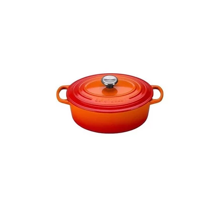 Жаровня Le Creuset Signature 2,6 л овальная, оранжевая