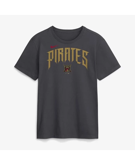 Мужская футболка Nike City Connect 2026 Pittsburgh Pirates с надписью, серебристая