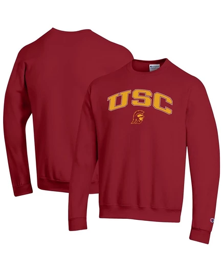 Мужской свитшот Champion USC Trojans с логотипом, красный
