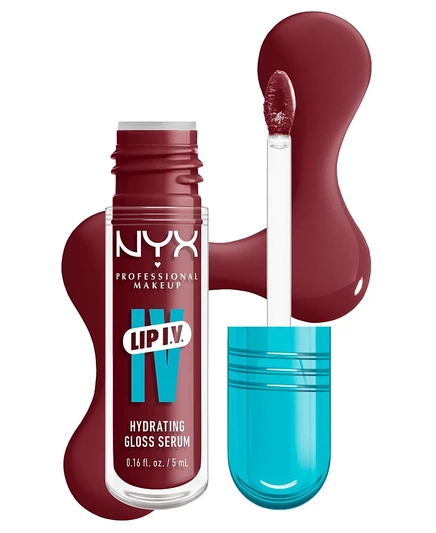 Увлажняющая глянцевая сыворотка для губ NYX Professional Makeup Lip IV красная