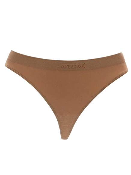 Женские стринги Capezio с низкой посадкой, бежевые