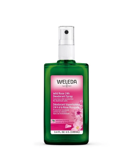 Дезодорант-спрей Weleda Wild Rose 100 мл, белый