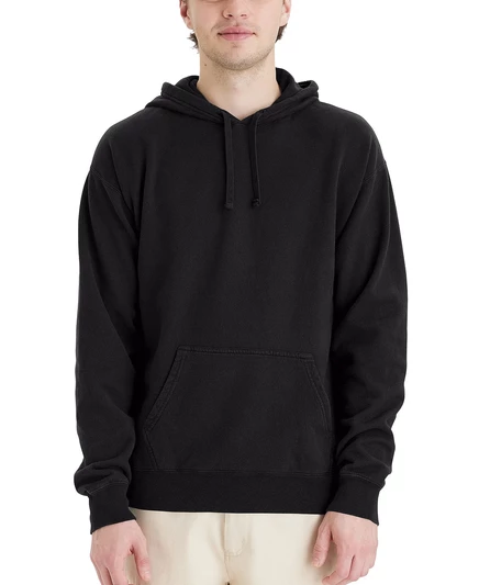 Мужское худи Hanes флисовое, черное