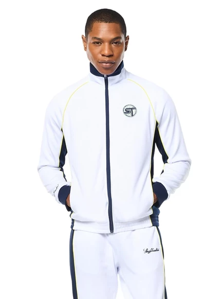 Мужская спортивная куртка Corsa от Sergio Tacchini белого цвета