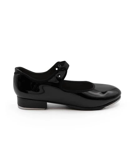 Женские степ-туфли Capezio Shuffle, черные лакированные