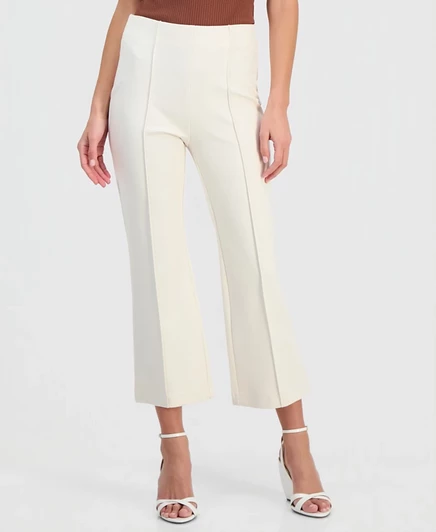 Женские брюки-клеш с высокой посадкой I.N.C. International Concepts, Macy's Exclusive коричнево-бежевого цвета