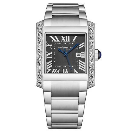 Женские часы Stuhrling Elan, кварцевые, черные