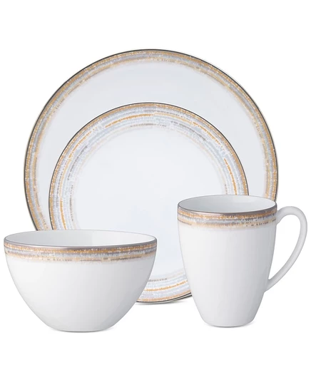 Сервиз noritake raylan 4 предмета, белый