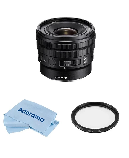Объектив Sony E 10–20 мм F4 PZ G с 62 мм UV-фильтром