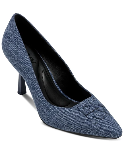 Женские туфли-лодочки Nella Slip-On Middle от DKNY синего цвета