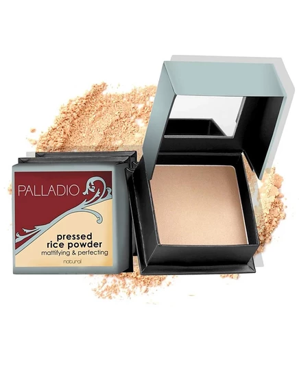 Прессованная рисовая пудра Palladio - 0,26 унции коричнево-бежевого цвета