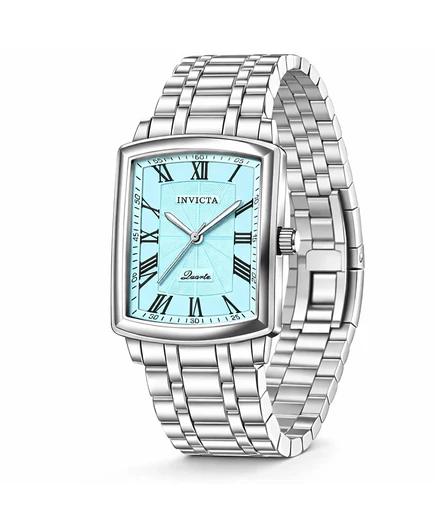 Женские часы Invicta с циферблатом из небесного кварца PC21S с циферблатом 69154 серебристого цвета