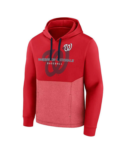 Мужская красная толстовка-пуловер Fanatics Washington Nationals Call the Shots с капюшоном red